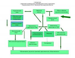 Схема об органах управления и структурных подразделениях
